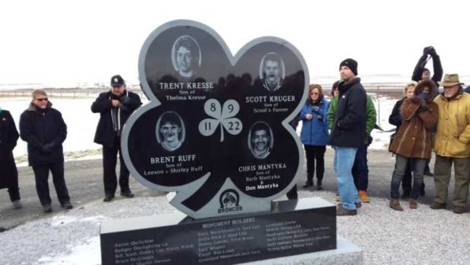 Comm&eacute;moration de la trag&eacute;die des Broncos